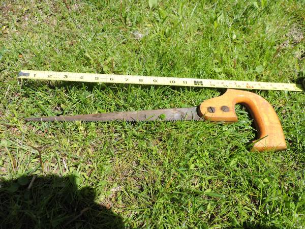 Vintage Keyhole Saw 17" 1