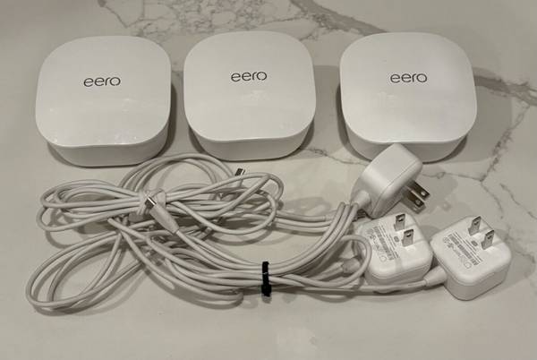 Eero Mesh 3 Pcs Model# J010001 Dual Band Wi-Fi System 1