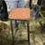 Vintage Metal Industrial Stool With Wood Seat 1 thumbnail