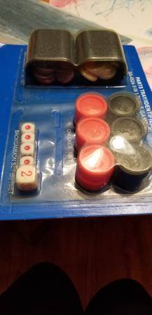 New and sealed- Checkers and Backgammon set 1