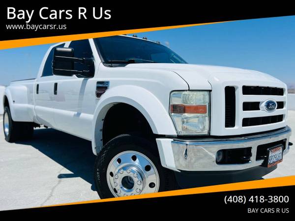 2008 FORD F-450 F 450 F450 SUPER DUTY 4WD"DIESEL"LOW MILES"WE FINANCE - $25,995 (san jose west)63624010460035120