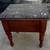 Marble Top 2 Cherry Wood End Table / Nightstand - 26x30x26 ½” 7 thumbnail