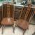 Two Elegant Wooden Dining Chairs 4 thumbnail