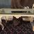 Italian oak baroque style fancy console table with matching  mirror 6 thumbnail