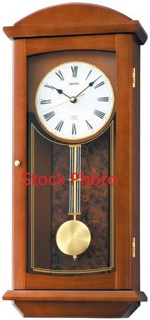 Seiko R Wave Wall Clock Cherry 1