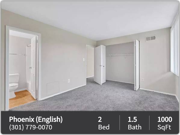 $1,704 / 2br - 1000ft2 - Check out these views! You'll love this location and this 2 bd 1.5 ba! (Bladensburg - Bladensburg Waterfront Park)63822288444035122