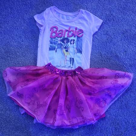 Barbie Tutu Skirt And Tee 1