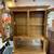 ♦♦ 2 Piece Narrow Oak China Storage Cabinet Display Curio Bookcase ♦♦ 5 thumbnail