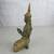 Thai Teppanom Sacred Guardian Temple Angel Praying Solid Brass Statue 4 thumbnail
