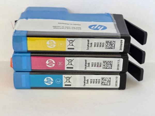 HP Genuine Instant Ink 902 Cyan, Magenta & Yellow– NEW! 1