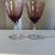 Elegant Vintage Amethyst Wine Glasses - Hand Blown Crystal Stemware - Set of 2 1 thumbnail
