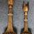 2 Nice Bronze Finish Tabletop Pillar Candleholders 1 thumbnail