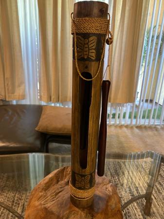 Vitage bambu Hand Drum 1