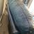 7ft Blue Leather Couch 4 thumbnail