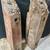 Antique Primitive Hand-Carved White Oak Newel Post Pair GA20529 1 thumbnail