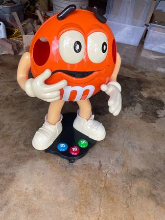 Orange M & M Display 1