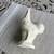 Vintage Ceramic Rooster / Chicken Figurine Country Decor Ivory Cream 6 thumbnail