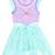 Disney Princess Ariel Big Girls Romper and Skirt Toddler to Big Kid 1 thumbnail