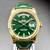 Rolex Day-Date 118138 GREEN 36mm 18K Yellow Gold Watch COMPLETE 3 thumbnail