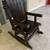Stained Wood Log Rocker 1 thumbnail