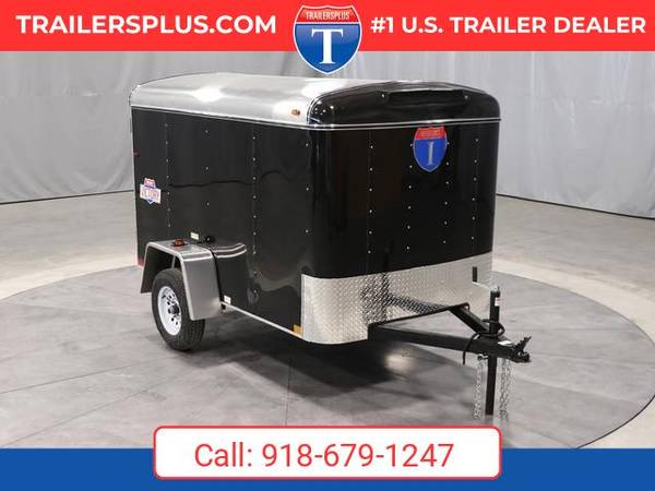 2026 Interstate 5 X 8 Victory Enclosed Cargo Trailer Black 1
