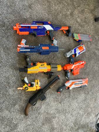 Assorted Nerf guns 1