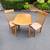 small drop leaf table and 2 chairs 1 thumbnail