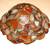 Agate Slice Tiffany Style Ceiling Fixture 5 thumbnail