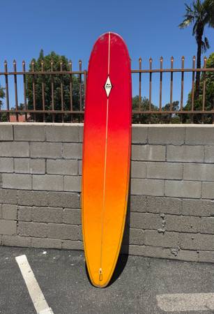 9 Foot Hap Jacobs Longboard Surfboard - sporting goods - by owner