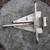 Vintage 8 Pound White PVC Coated Iron Slip-Ring Fluke Anchor 1 thumbnail