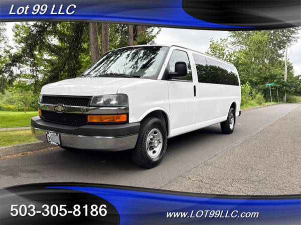 2016 Chevrolet Express LT 3500 55k Miles ** 15 Passenger Van ** Tow - $24,995 (Milwaukie Oregon www.LOT99LLC.com 500 Cars in Inventory)63623286058625123