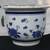ORIENTAL STYLE BLUE WARE 9 PIECE NESTING FLOWER POT SET# 1 thumbnail