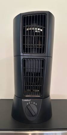 Lasko 14" Wind Tower Oscillating Multi-Directional 2-Speed Table Fan 1
