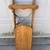 Vintage Handmade Wood Child's Snow Sled w/ Steel Runners 1 thumbnail