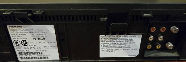 Panasonic 4 Head Hi-Fi VCR - $40 (Sioux Falls)63440527121795122