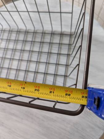 2 Storage Wire Baskets - 23 x 12.5 1