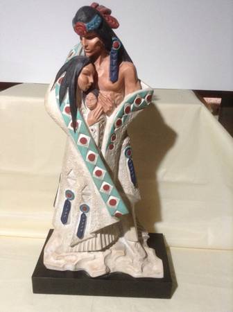 Native American statue - “Family” 1