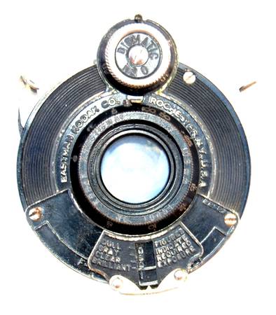 108mm f7.7 KODAK ANASTIGMAT LENS IN DIOMATIC #0 SHUTTER 1