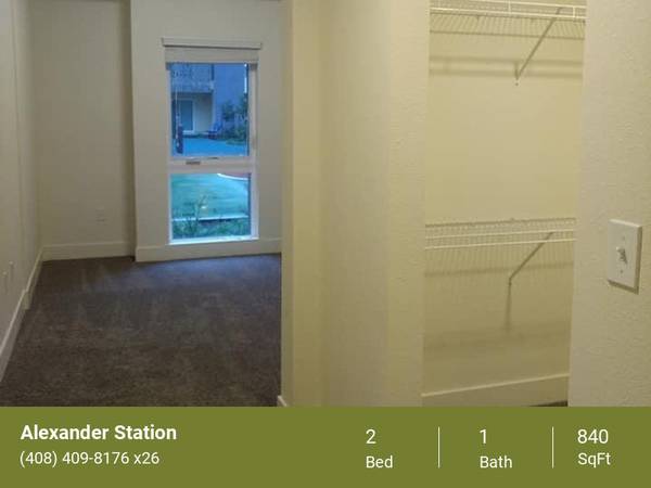 $2,336 / 2br - 840ft2 - Washer/Dryer Hookups, Dishwasher/Garbage Disposal, Gated entrance (gilroy)63851965907841122