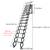 Black Loft Wall Ladder Stairs 022281 9 thumbnail