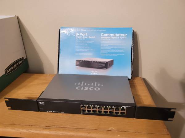 $75.00 TOTAL - 16  PORT RACK MOUNTABLE SWITCH - brand new 1