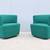 Modern Coalesse Joel Blue Swivel Lounge Chairs by Walter Knoll, a Pair 3 thumbnail