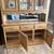 Solid Oak Lighted China Hutch / Display Cabinet 4 thumbnail