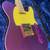 Fender MIM neck - Double bound purple Tele build - Fender case/pup 8 thumbnail