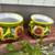 New*** Set of Two Large Painted Pots from Texas 2 thumbnail