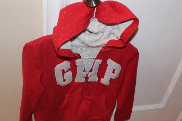 GAP Girls Jacket with hoodie - Size 8 1