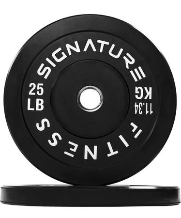 Olympic Bumper Plates Set, 2" Weight Plates Strength Training 1