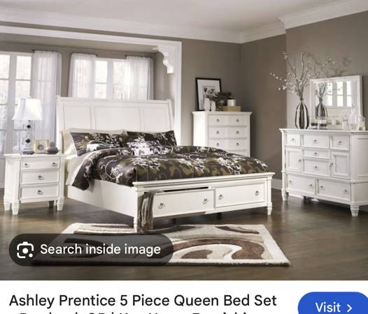 Ashley home store Prentice bedroom set 1