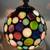 Stained Glass Lamp - multi color bubbles 2 thumbnail