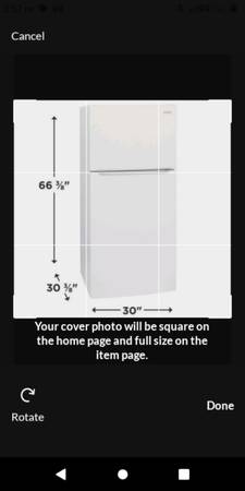 Brand New White Refrigerator 1